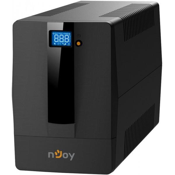 Джерело безперебійного живлення Njoy Horus Plus 1500 (PWUP-LI150H1-AZ01B) Lin.int., AVR, 4 x євро, USB, LCD, пластик - фото 2