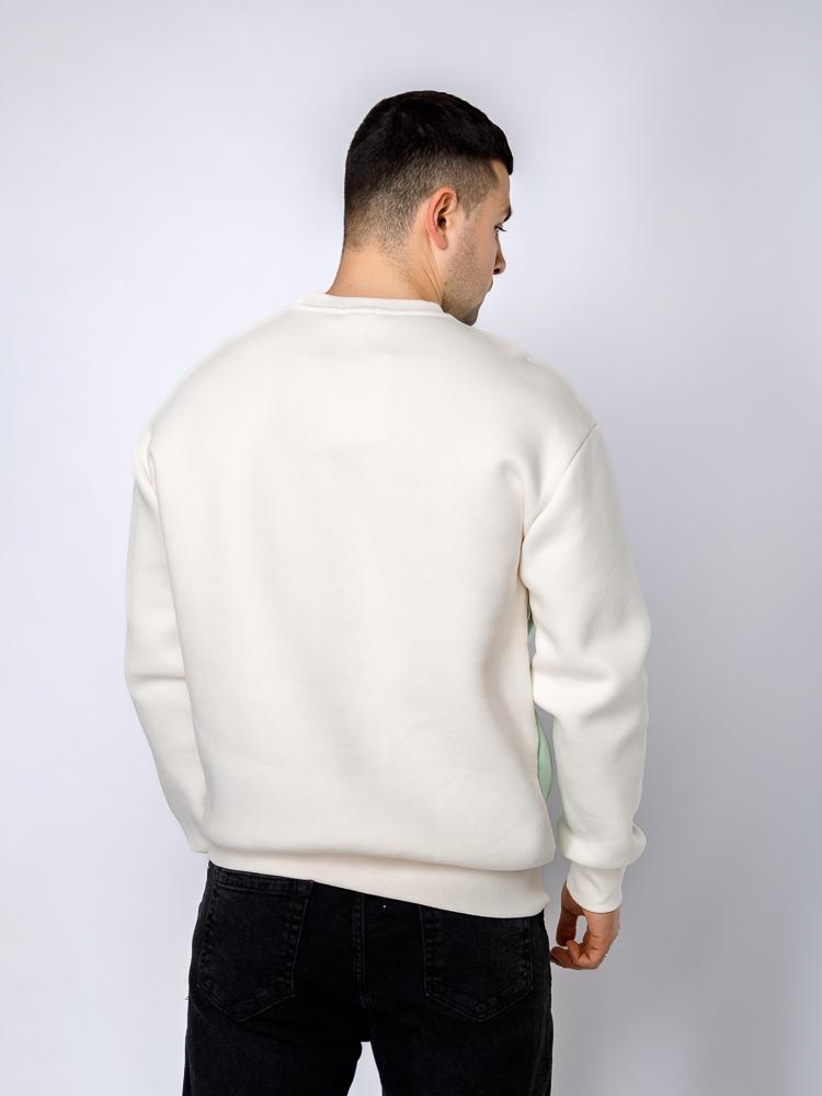 Світшот чоловічий ЦБ-00233112 р. 46 Білий (SKT000940651) - фото 3 Світшот чоловічий ЦБ-00233112 р. 46 Білий (SKT000940651) - фото 3