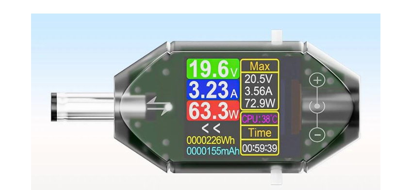 Тестер батарей DC ATORCH DT550 600W 4,5-50V Max 12A вольт-амперметр (00-00028983) Тестер батарей DC ATORCH DT550 600W 4,5-50V Max 12A вольт-амперметр (00-00028983)