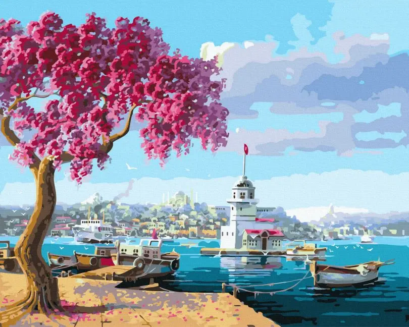 Картина по номерам Brushme Девичья башня 40x50 см (BRM43718)