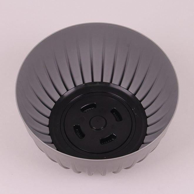 Горшок пластиковый Flora MISA MIRA 23,5 см Серый (81416) - фото 2 Горшок пластиковый Flora MISA MIRA 23,5 см Серый (81416) - фото 2