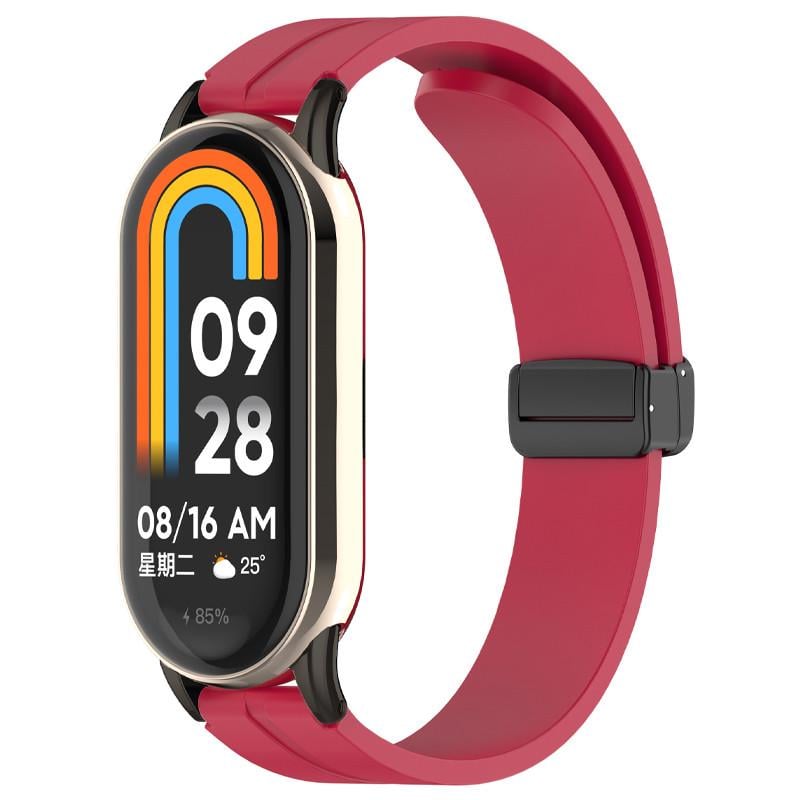 Ремешок Line Magnetic для Xiaomi Mi Band 9/8/10 Красный