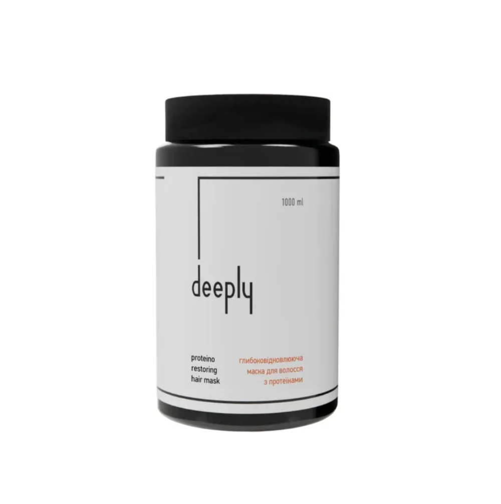 Маска глибоковідновлююча для волосся з протеїнами deeply protein restoring hair mask 1000 мл Маска глибоковідновлююча для волосся з протеїнами deeply protein restoring hair mask 1000 мл