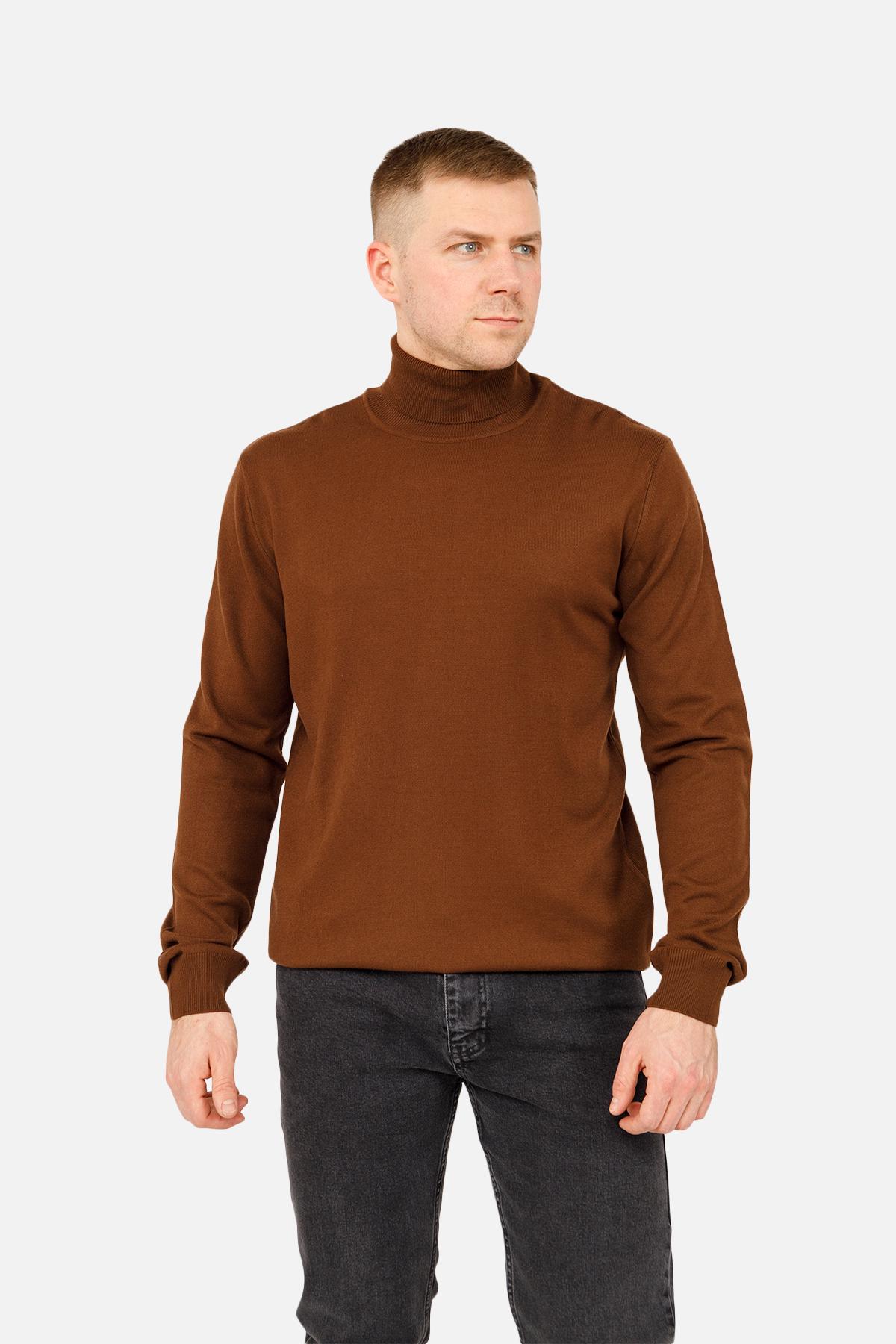 Гольф мужской ЦБ-00260687 р. 46 Коричневый (SKT001023029) - фото 2