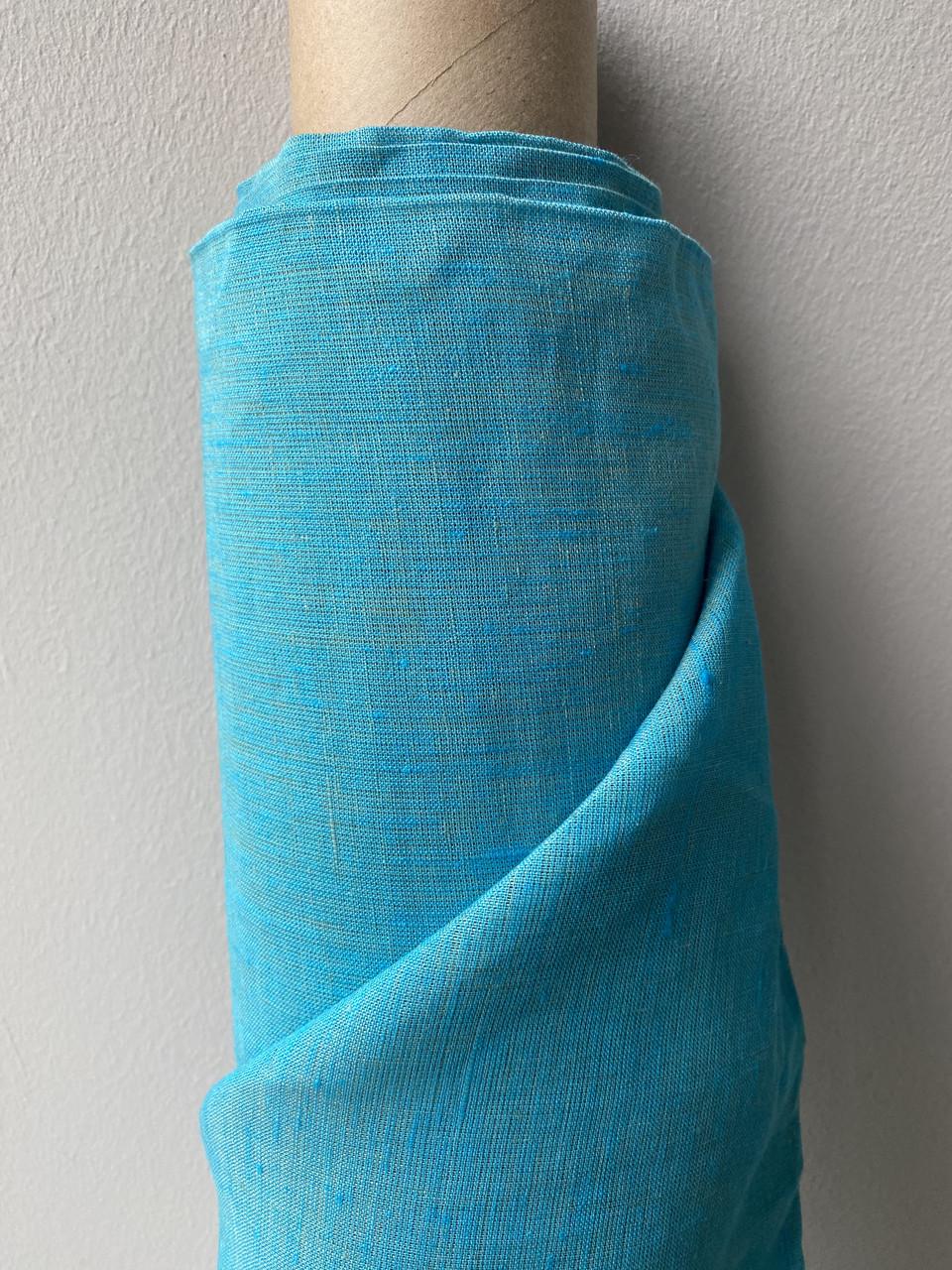 Ткань для постельного белья LINEN PLUS льняная 260 см 1/3 Голубой меланж - фото 4 Ткань для постельного белья LINEN PLUS льняная 260 см 1/3 Голубой меланж - фото 4