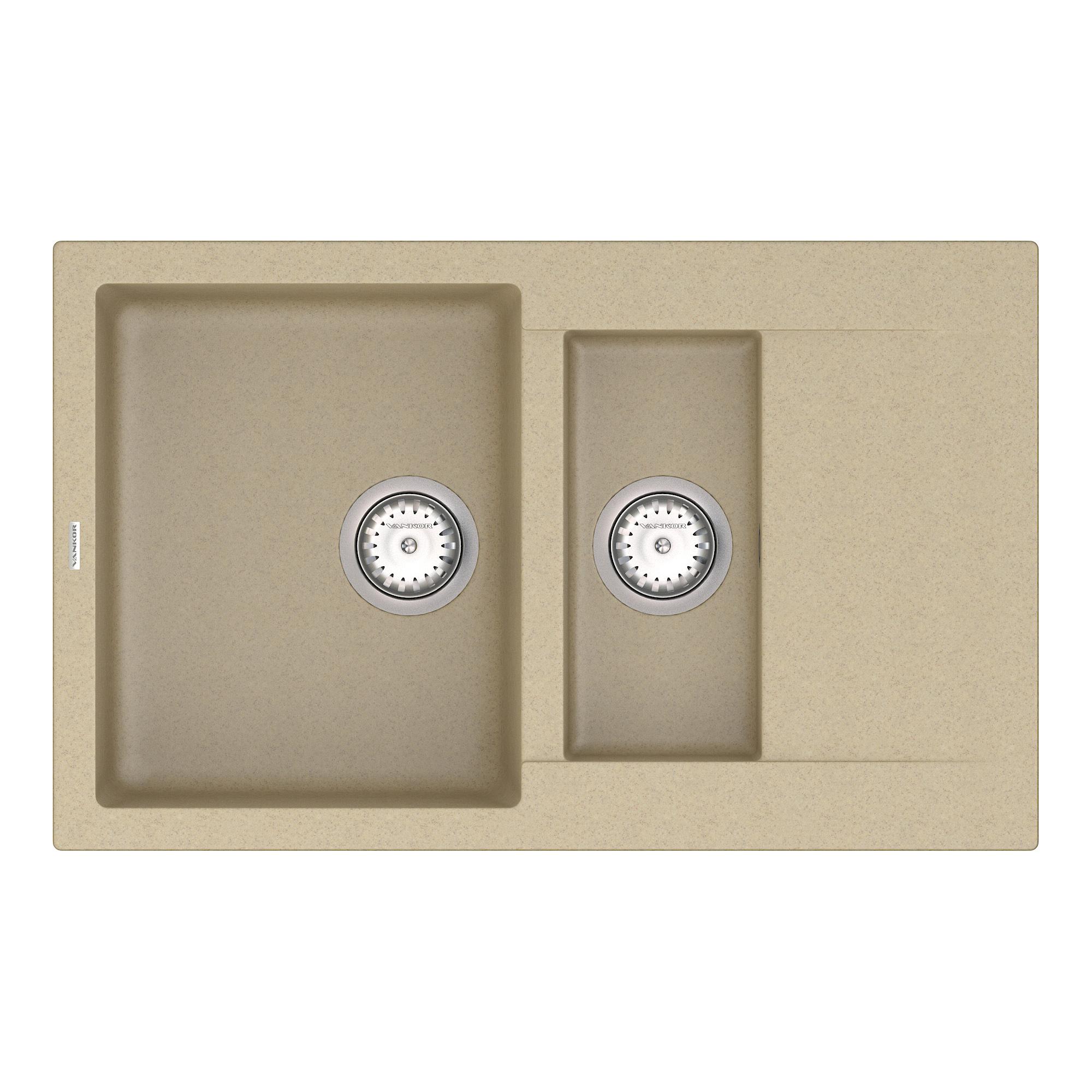 Мойка для кухни Vankor Orman OMP 04.80 + сифон Vankor Safari (74880)