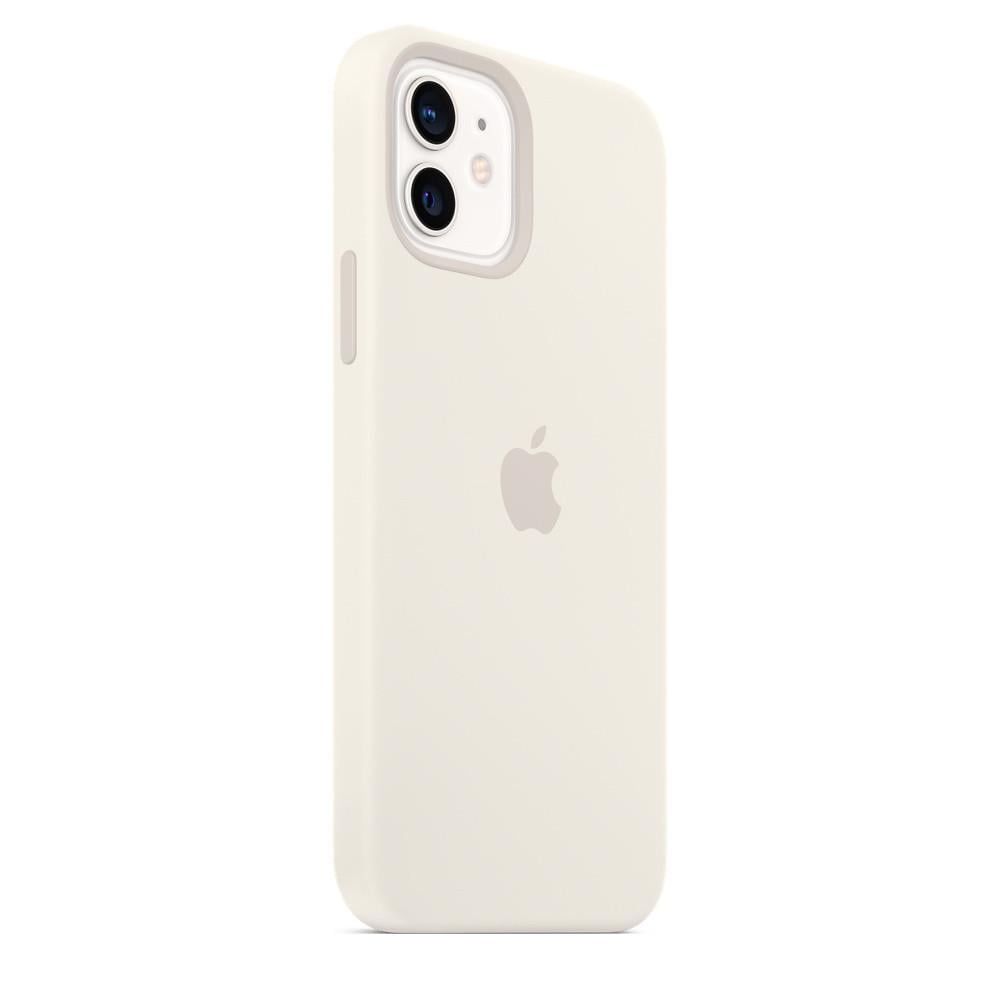 Силиконовый чехол-накладка Apple Silicone Case for iPhone 12 Mini, White (HC)(A) - фото 6