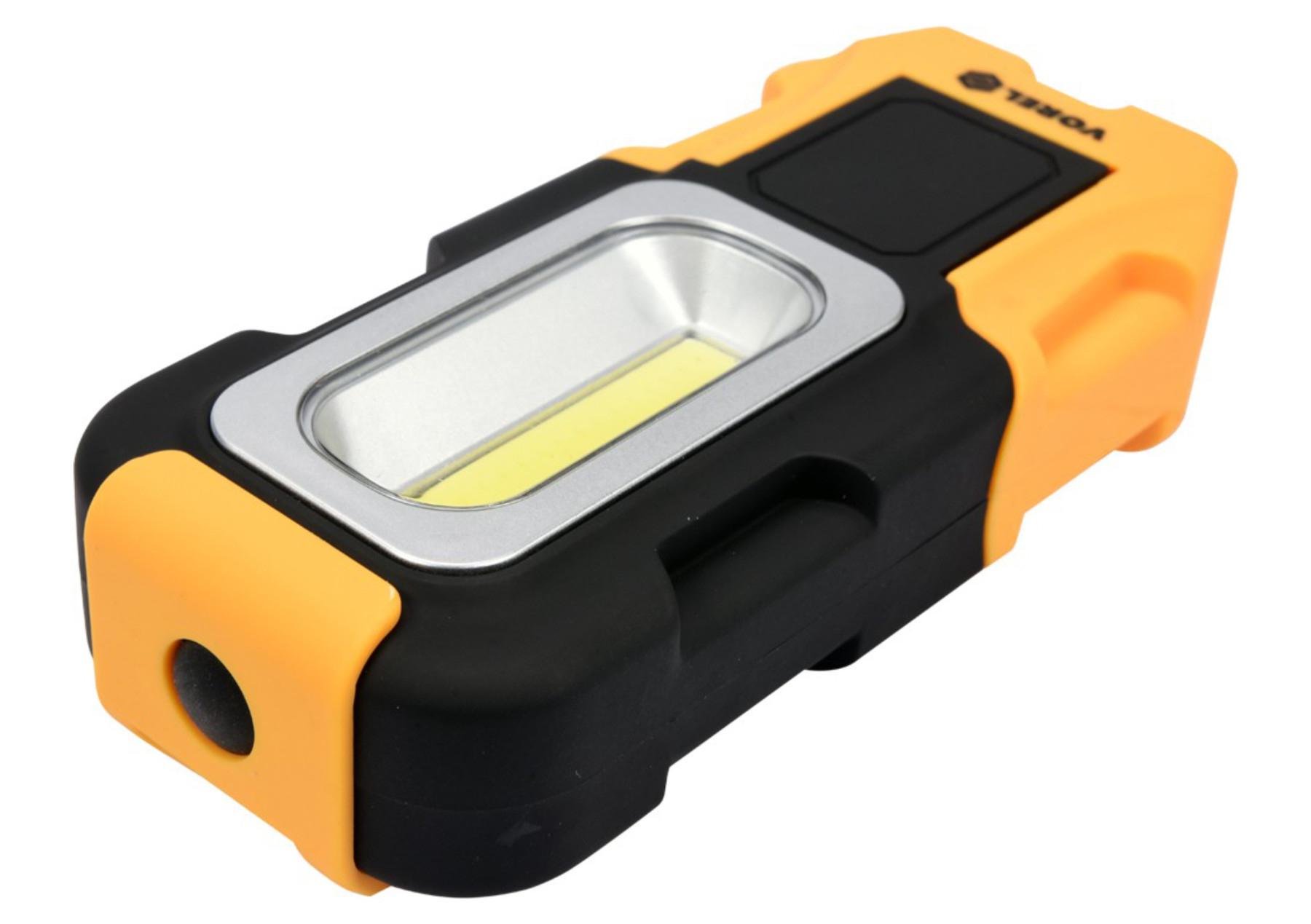 Фонарь диодный на вращающейся подставке Vorel 3х ААА 1,5В 47х32х25 мм (82724)