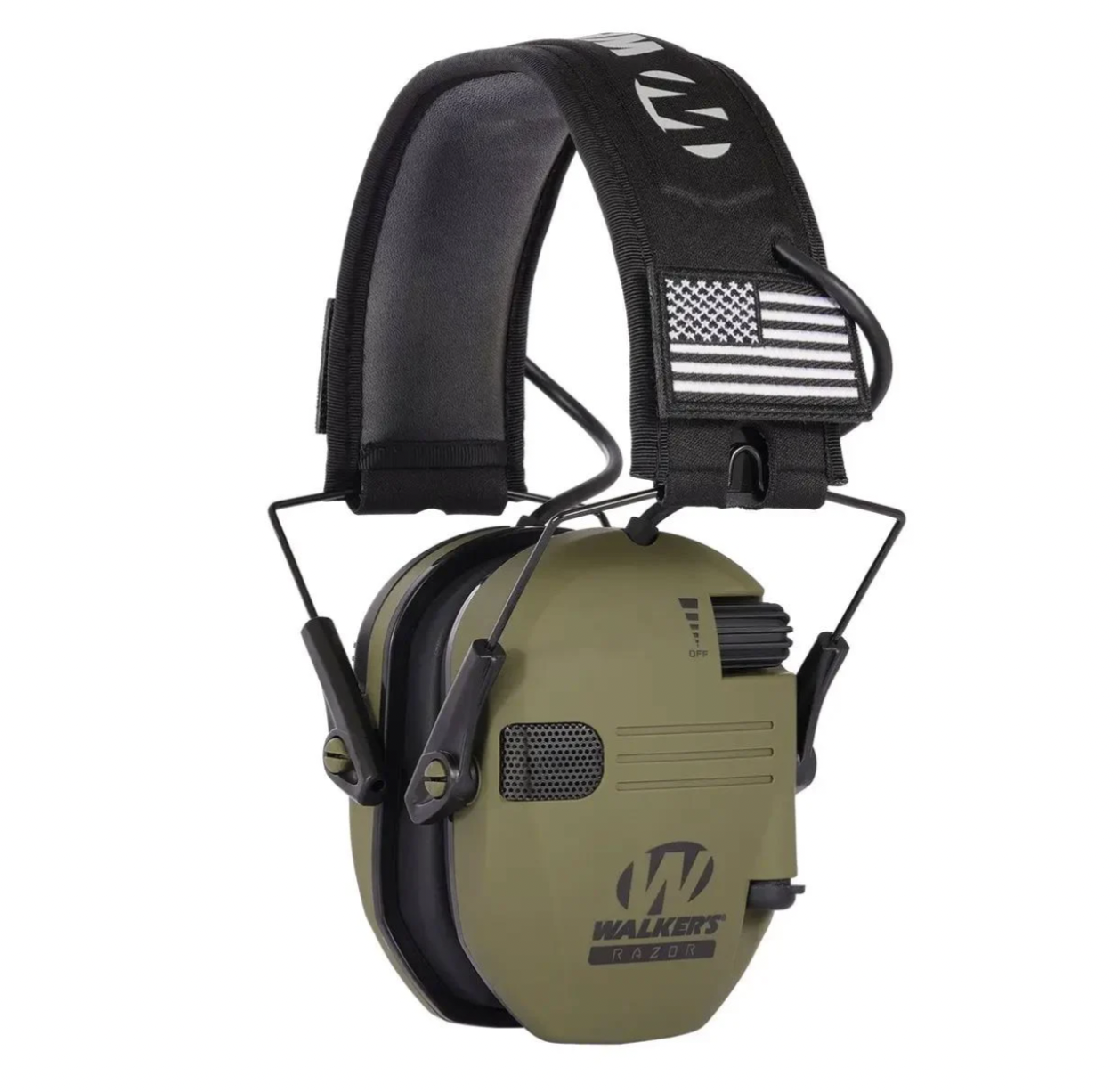 Наушники активные Walker's Razor Slim с шумоподавлением NRR 23dB Олива (MK001029)