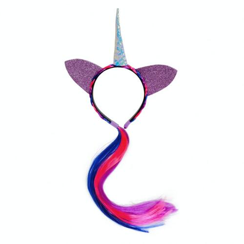 Обруч Единорог с хвостом SETA Decor 18-78