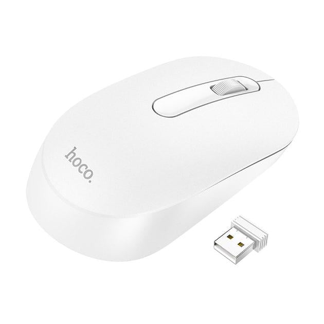 Компьютерная мышка Hoco GM14 беспроводная White (000573070)