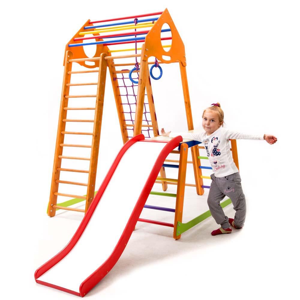 Дитячий спортивний комплекс SportBaby BambinoWood Plus 1-1 (BambinoWoodPlus-1-1-4)