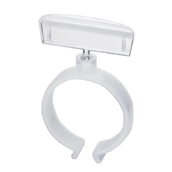 Ценникодержатель на колбасу Deli Ring 45 пластиковый 75 мм (112007)