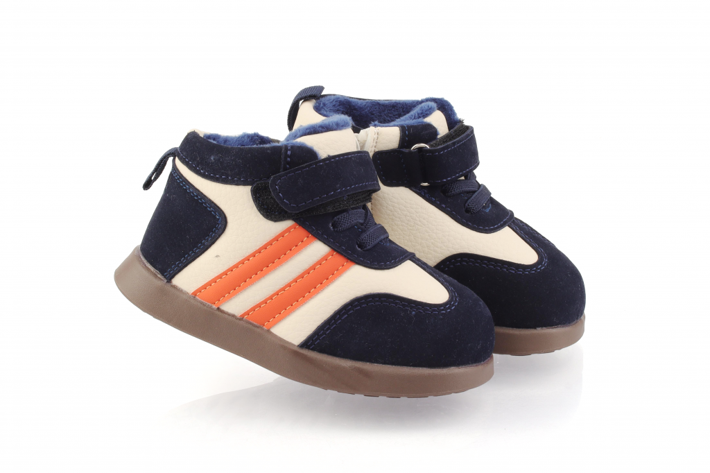 Ботинки для мальчиков осенние 51128 р. 19 Сине-бежевый