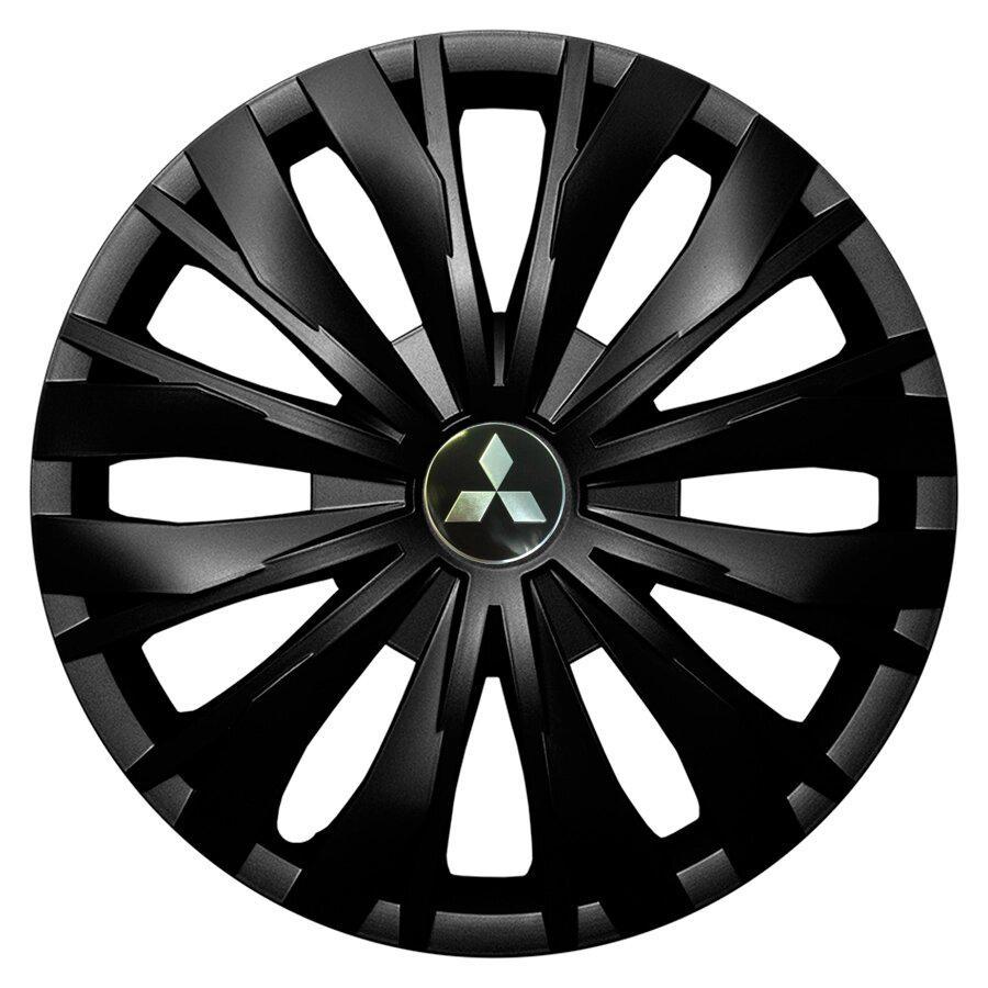 Комплект колпаков JAWOPLAST Optic R16 для Mitsubishi 4 шт. Black (28434714)