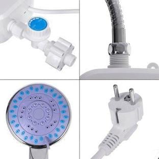 Водонагрівач-душ електричний термостатичний із терморегулятором AQUA-JET 3,5 кВт (RX-021) - фото 2