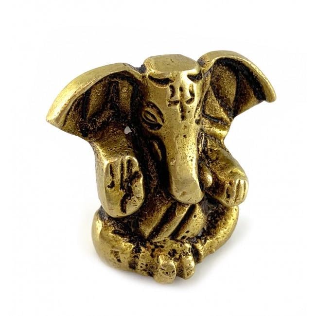 Статуетка Ганеша бронзовий 3,2х3,2х1,6 см (34915) - фото 4 Статуетка Ганеша бронзовий 3,2х3,2х1,6 см (34915) - фото 4