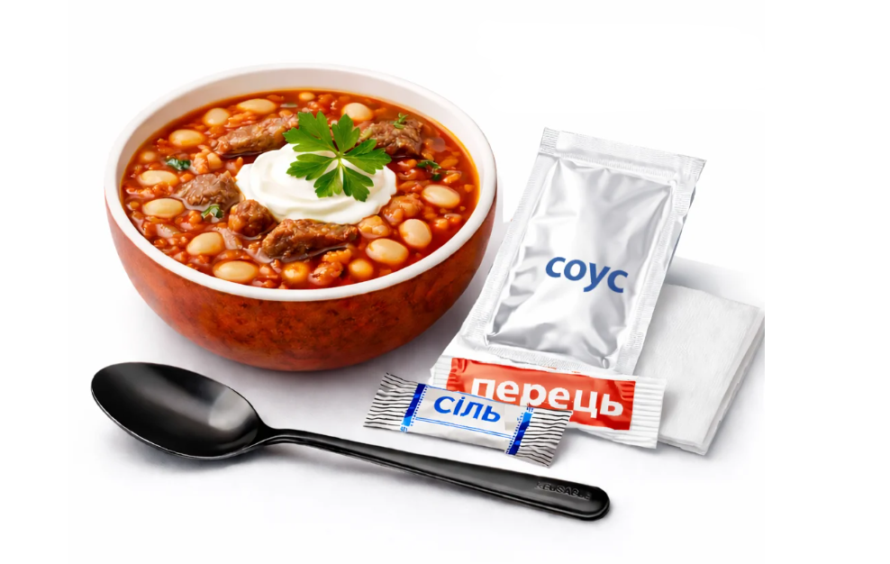 Сет Борщ Український в реторт-пакуванн/прибори та соус 400 г