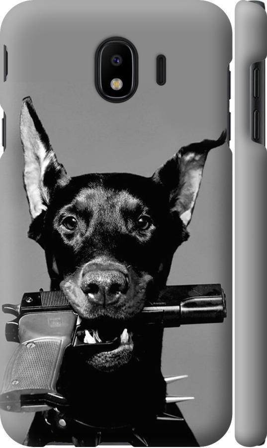 Чехол на Samsung Galaxy J4 2018 Доберман (2745m-1487-42517)