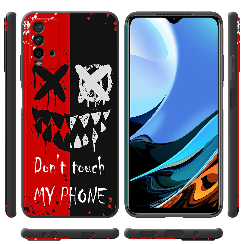 Чохол BoxFace Xiaomi Redmi 9T Bad Smile Чорний силікон (41685-up2468-42106) - фото 2