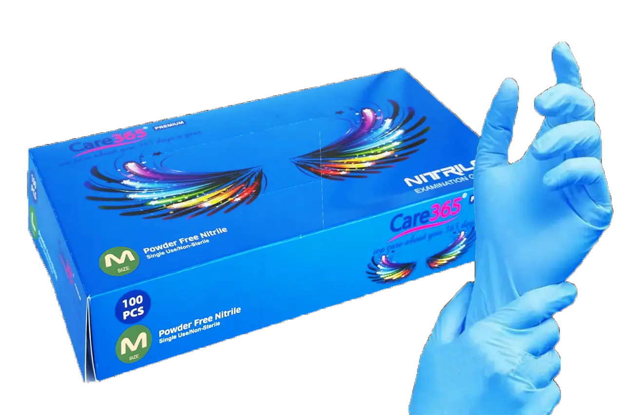 Рукавиці нітрілові М 100 шт. (3092)
