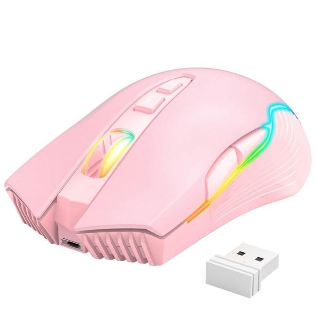 Комп'ютерна мишка Onikuma Gaming CW905 RGB Pink (020035)