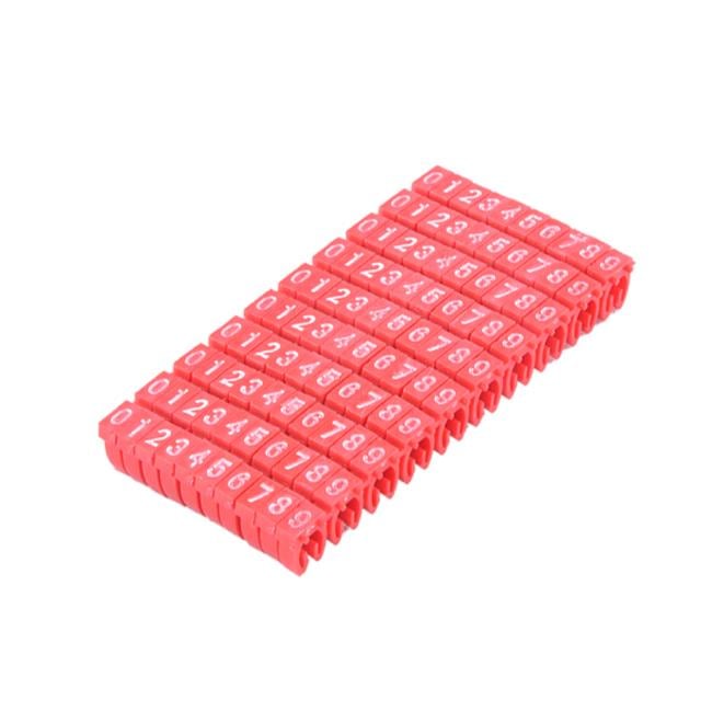 Комплект цифр-маркеров УЕК № 0-9 d 3,0-4,4 мм 2,5 мм2 100 шт. Красный (DART.M1-С-R) Комплект цифр-маркеров УЕК № 0-9 d 3,0-4,4 мм 2,5 мм2 100 шт. Красный (DART.M1-С-R)