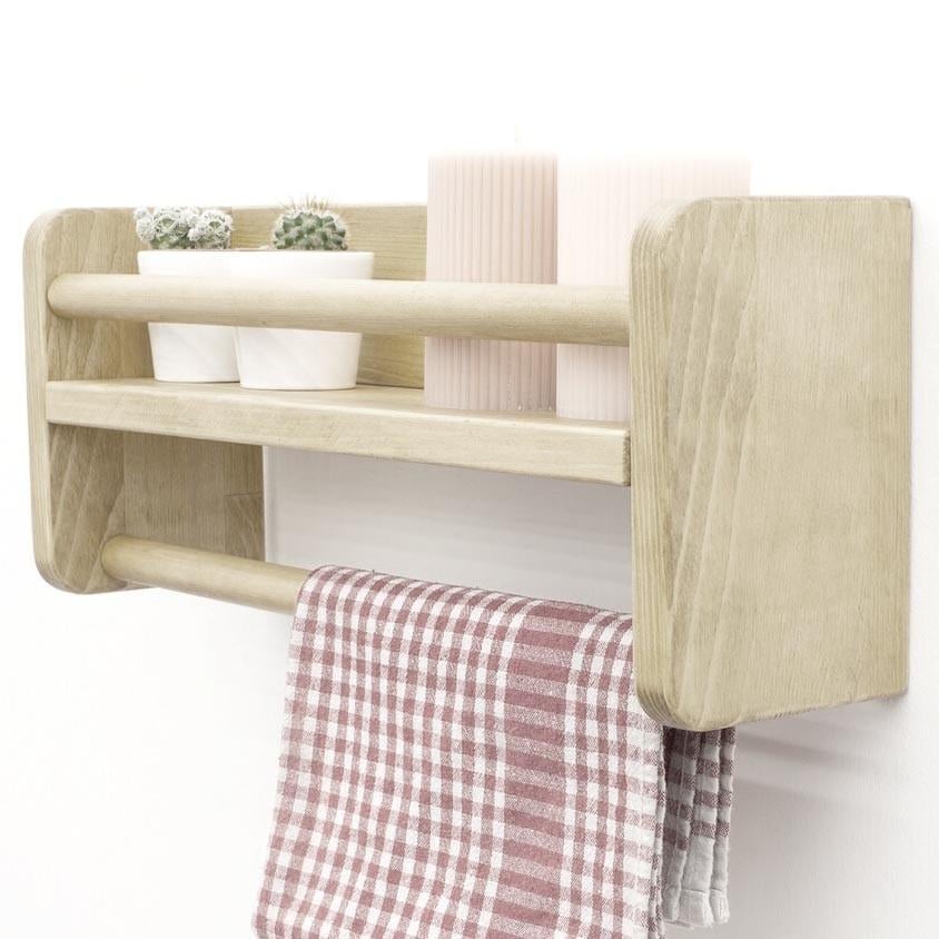 Полка для ванной из дерева Барут Бланже (ВНП/012901)