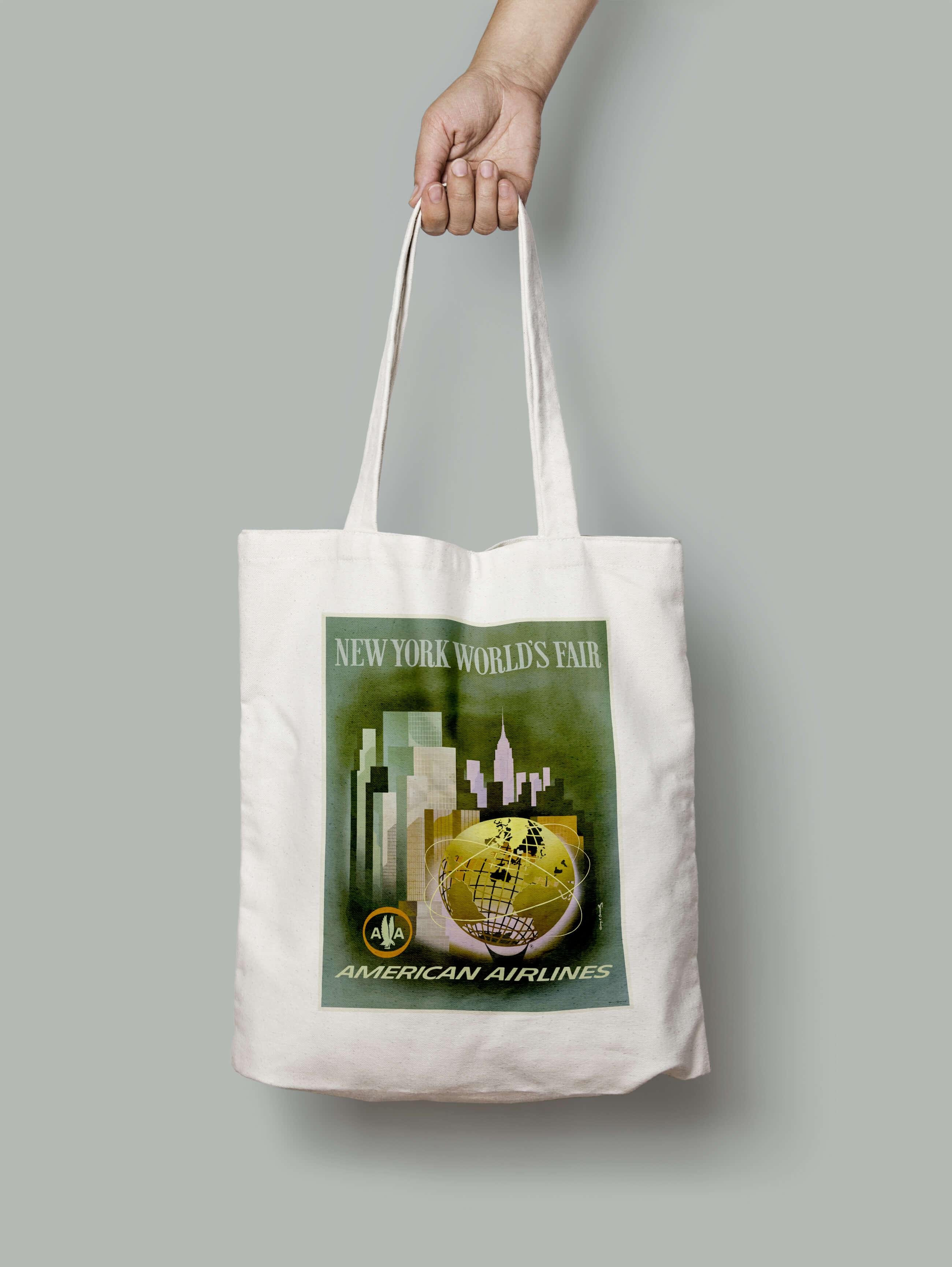 Эко-сумка Нью-йоркская всемирная выставка шопер (new_yorks_world_fair_Bag)