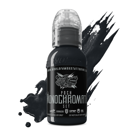 Тату краска World Famous Pochs Monochromatic 2B 30 мл