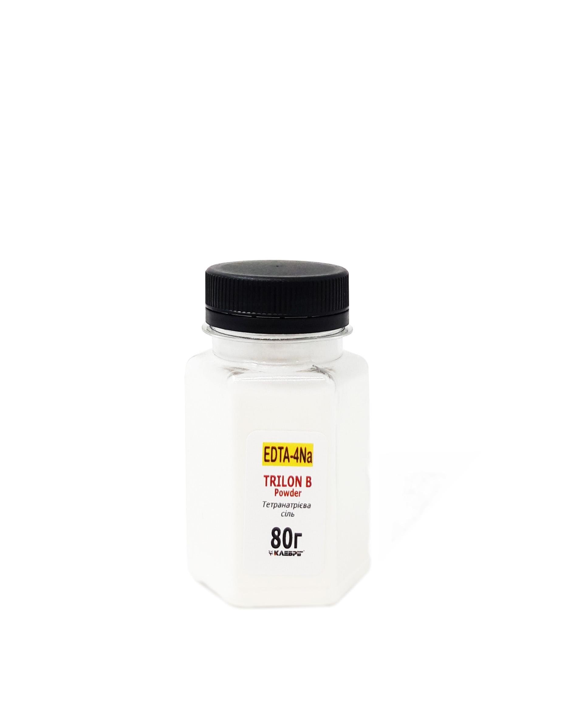 Трилон Б Klebrig Тетранатрієва сіль етилендіамінтетраоцтової кислоти 80 г (TRLN-0,08)