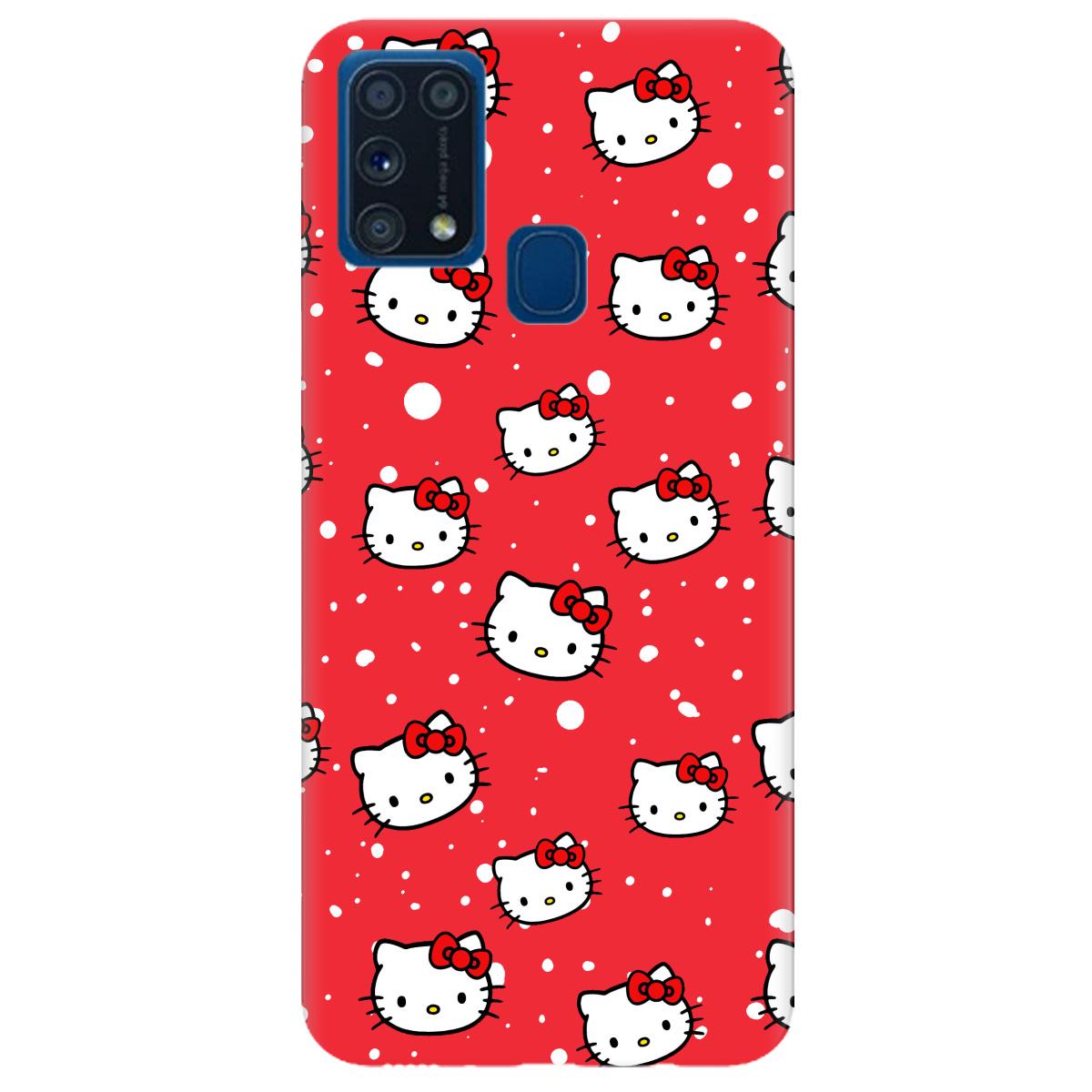 Силіконовий чохол Zorrov для Samsung Galaxy M31 - Hello Kitty (14190060259116444)