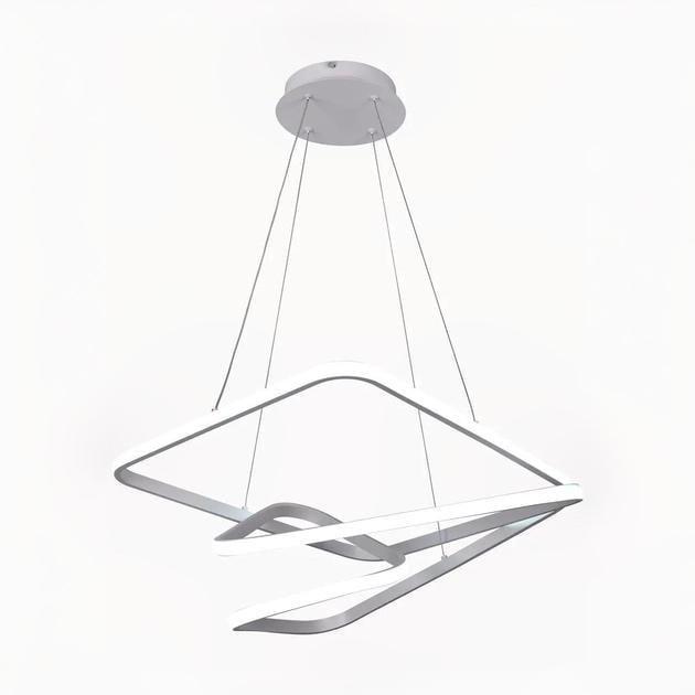 LED-люстра подвесная Valeso Interees с пультом и металлическим каркасом 3000/6400К IP20 86W Белый (V-LCD3066 WT)