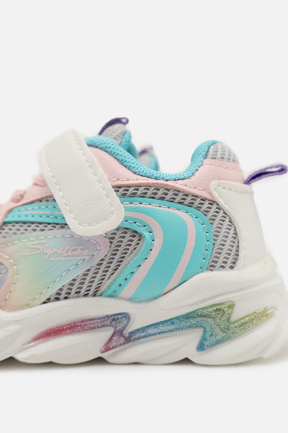 Кроссовки для девочки ЦБ-00273874 на плоской подошве р. 20 Серый (SKT001056634) - фото 6