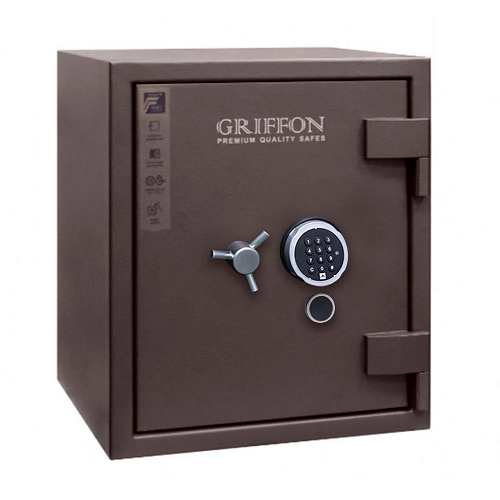 Сейф огневзломостойкий CLE III.65.К.E с полкой Коричневый (2-12-CLE III.65.К.E)