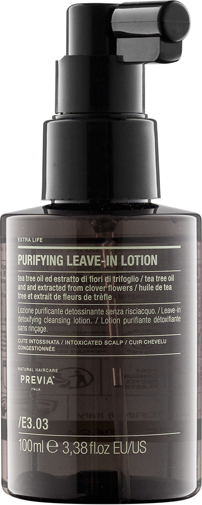 Очищаючий незмивний детокс-лосьйон для шкіри голови Previa Natural Haircare Extra Life E3.03 100 мл (12703)