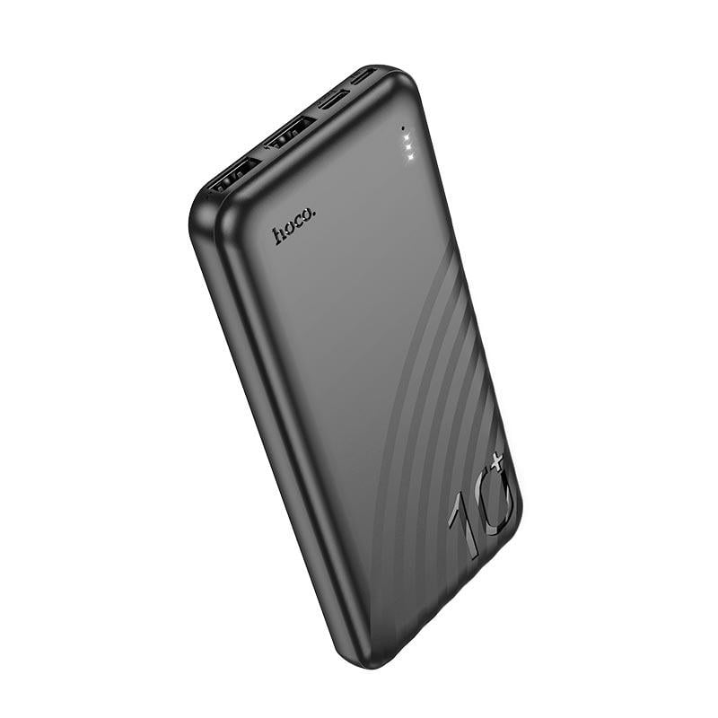 Повербанк Hoco J123 2хUSB-A Type-C 10000 mAh Чорний (27676277) Повербанк Hoco J123 2хUSB-A Type-C 10000 mAh Чорний (27676277)