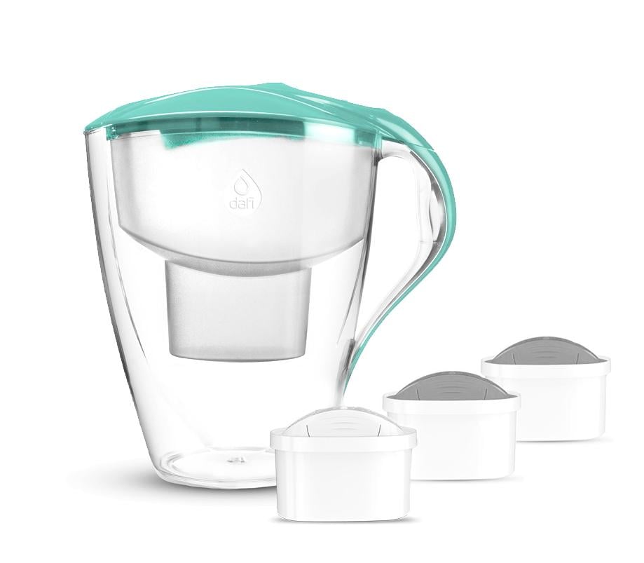 Фільтр-глечик DAFI Omega та картриджі Unimax 3 шт. М'ятний (8231457)