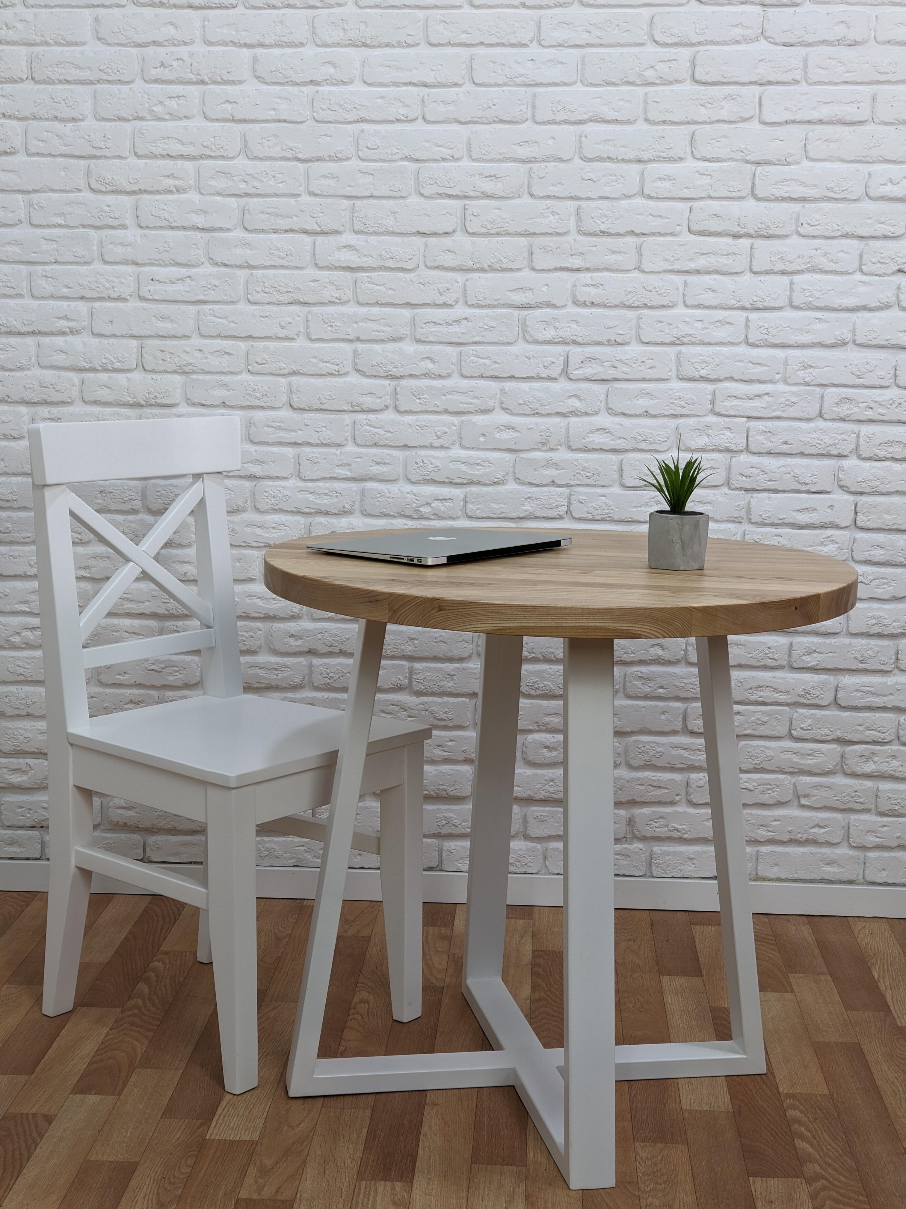 Стіл круглий Lofty Серія 20 з дерева та металу ⌀ 800 мм (11317635) - фото 4 Стіл круглий Lofty Серія 20 з дерева та металу ⌀ 800 мм (11317635) - фото 4