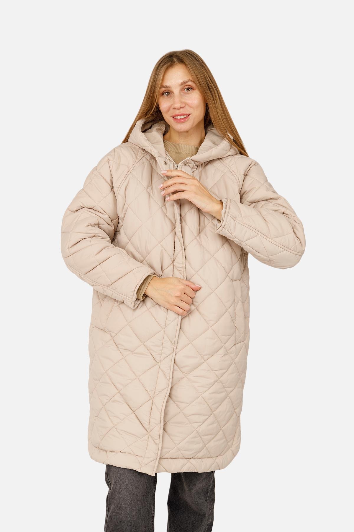 Куртка жіноча ЦБ-00259285 р. 40 Бежевий (28422184) Куртка жіноча ЦБ-00259285 р. 40 Бежевий (28422184)