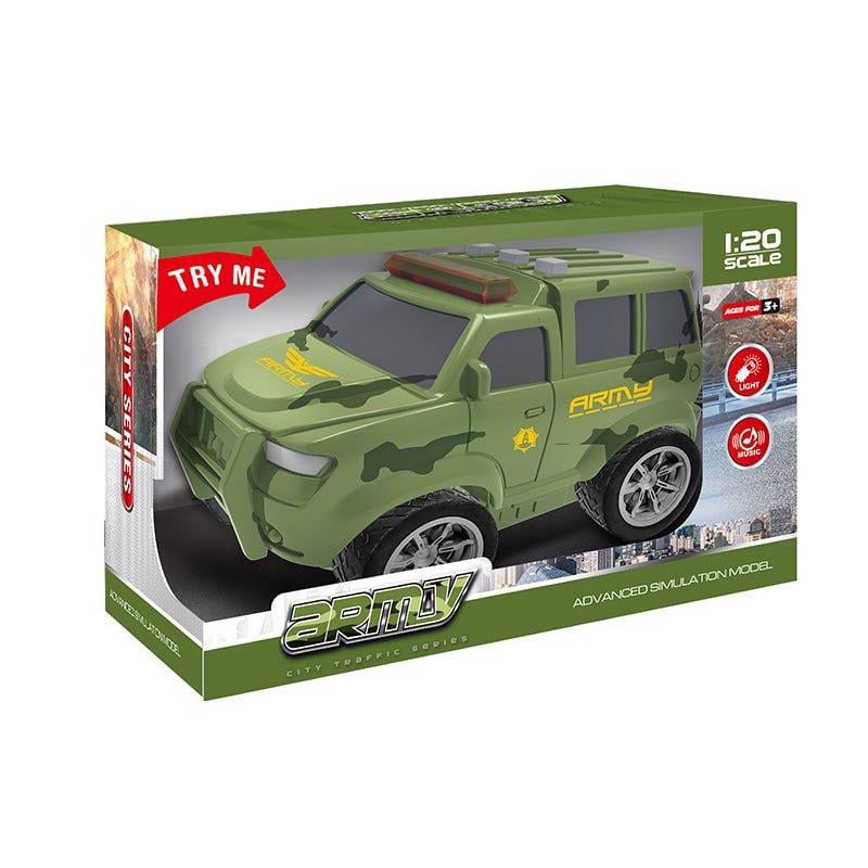 Игрушечная машинка военная 661-043D City Series ARMY свет/музыка (3074133802)