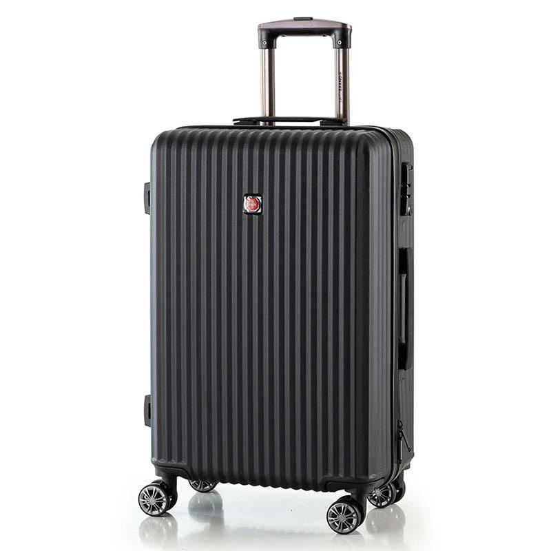 Чемодан на 4-х колесах Swissbrand Riga M 63 л Black (DAS301894)