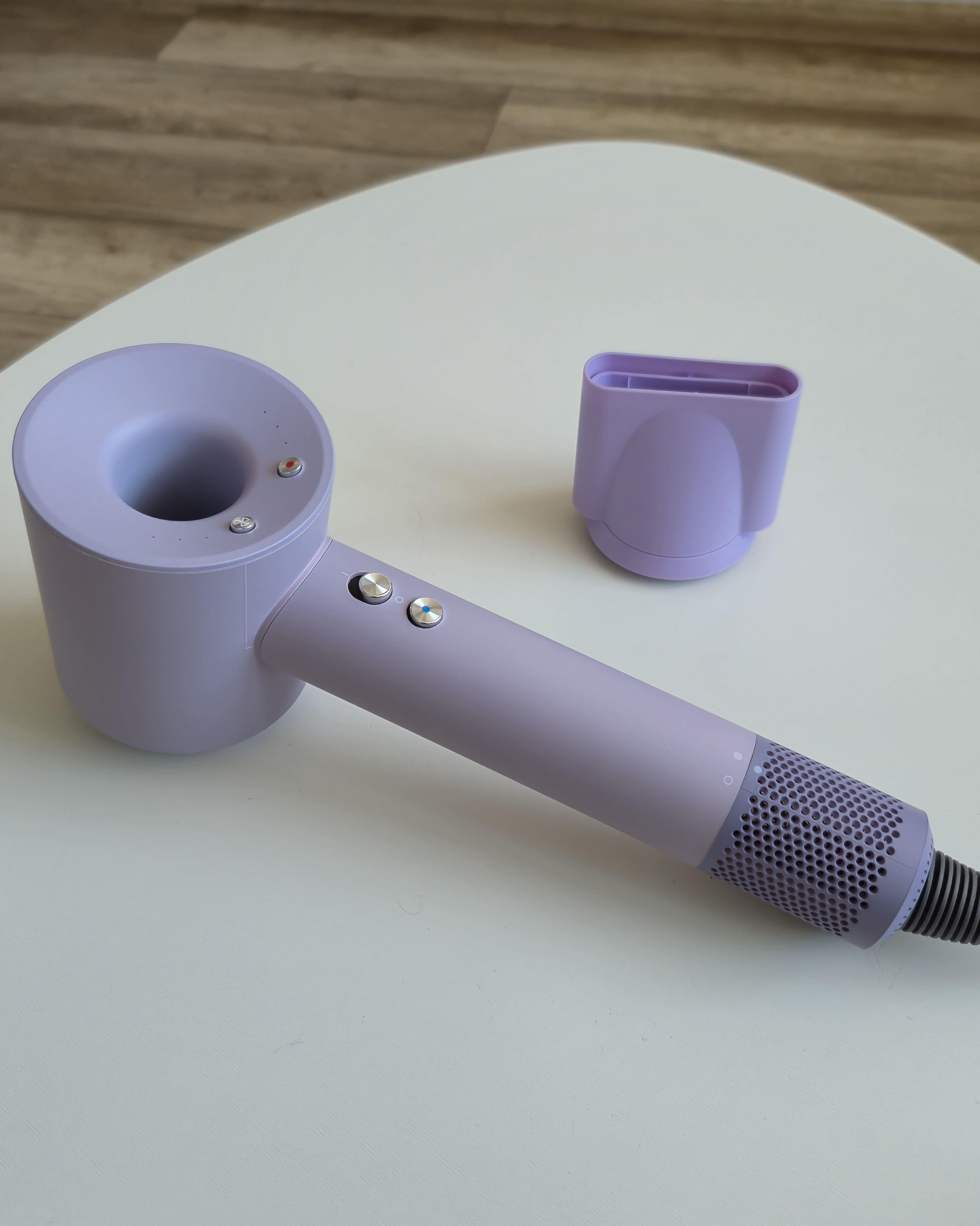 Фен для волосся Super Hair Dryer 1 насадка 1600 Вт Лавандовий (10008)