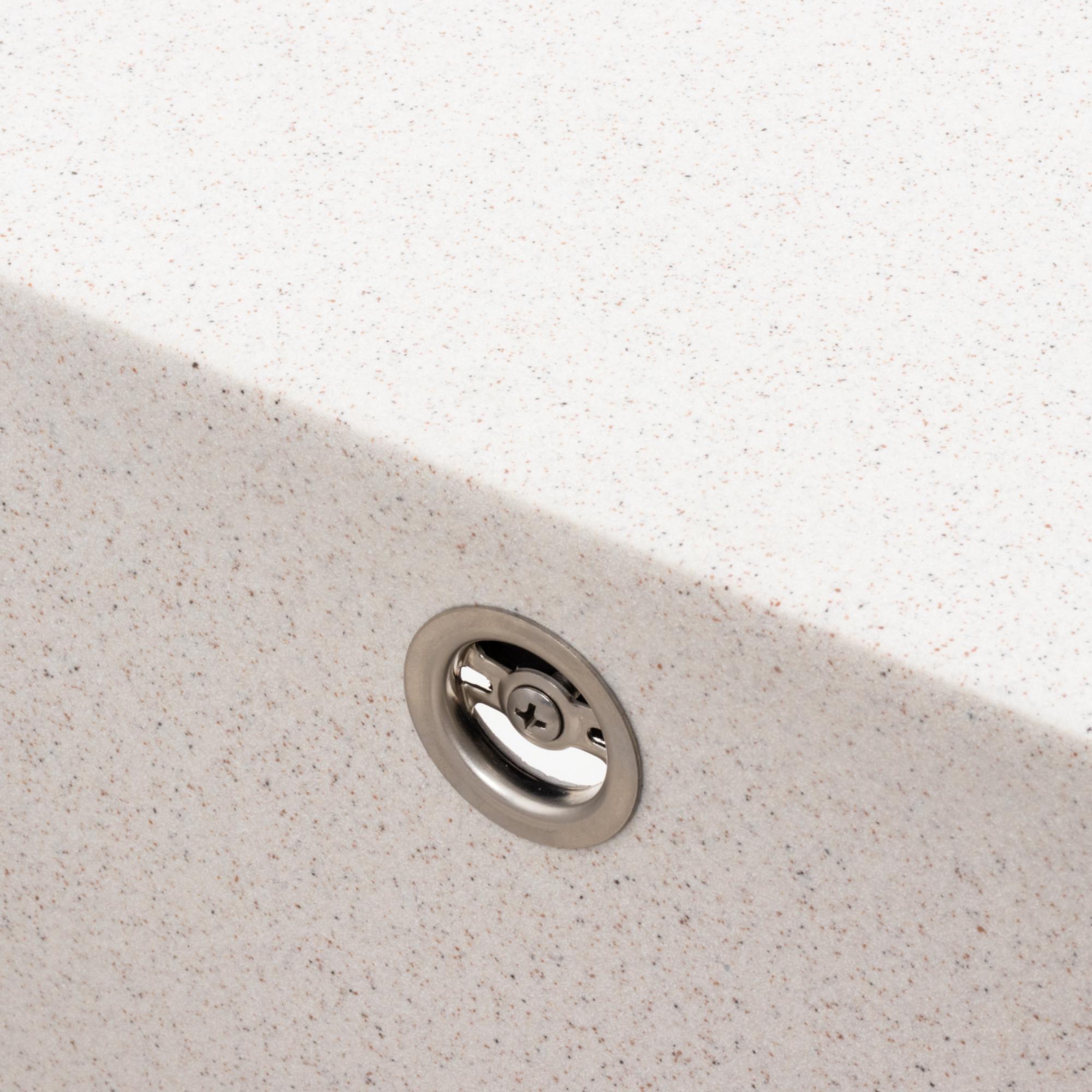 Мийка кухонна Platinum PLS-A40274 гранітна прямокутна 960x510 мм Білий (25968564) - фото 7 Мийка кухонна Platinum PLS-A40274 гранітна прямокутна 960x510 мм Білий (25968564) - фото 7