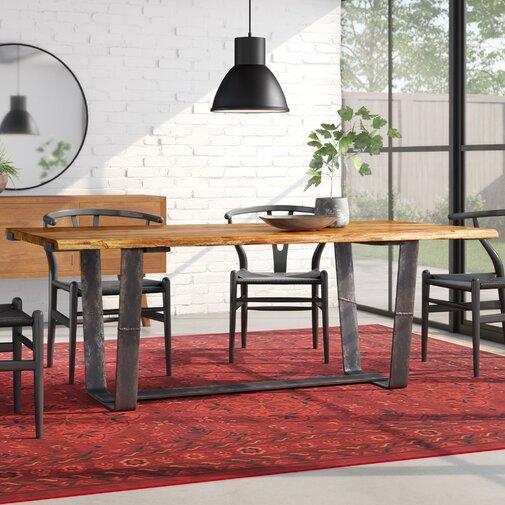 Обеденный стол Loft NS-1142 780x1900x850 мм Черный (6156d5683edc877ba8589687)