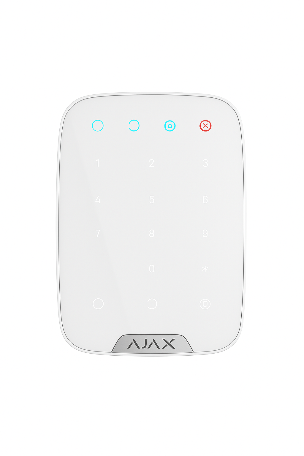 Клавиатура беспроводная сенсорная для сигнализации Ajax KeyPad 15 клавиш Jeweller 868 МГц White (c2800712) Клавиатура беспроводная сенсорная для сигнализации Ajax KeyPad 15 клавиш Jeweller 868 МГц White (c2800712)