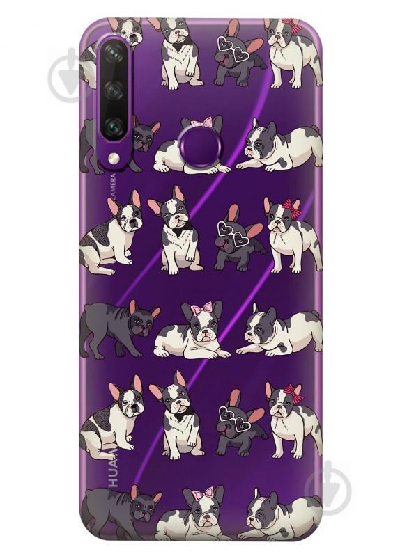 Прозрачный силиконовый чехол iSwag для Huawei Y6p с рисунком - Маленькие бульдоги (KS2358) Прозрачный силиконовый чехол iSwag для Huawei Y6p с рисунком - Маленькие бульдоги (KS2358)