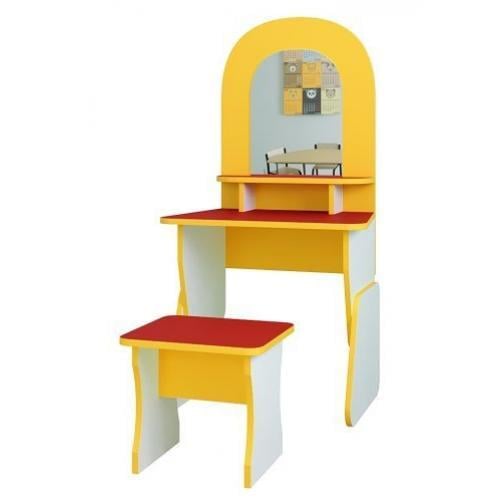 Дитяча ігрова стінка Перукарня Yellow/Red