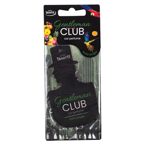 Ароматизатор для авто сухой лист Tasotti/Gentleman club/Fruity jungle (105511)