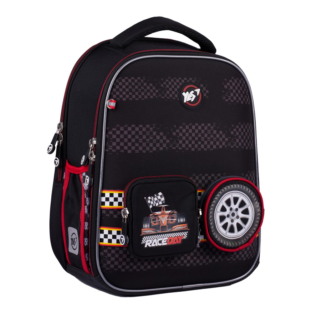 Шкільний рюкзак каркасний YES Race Day H-100 (559859)